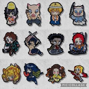 NWT RARE Punk Demon Slayer Biker Vest Patches